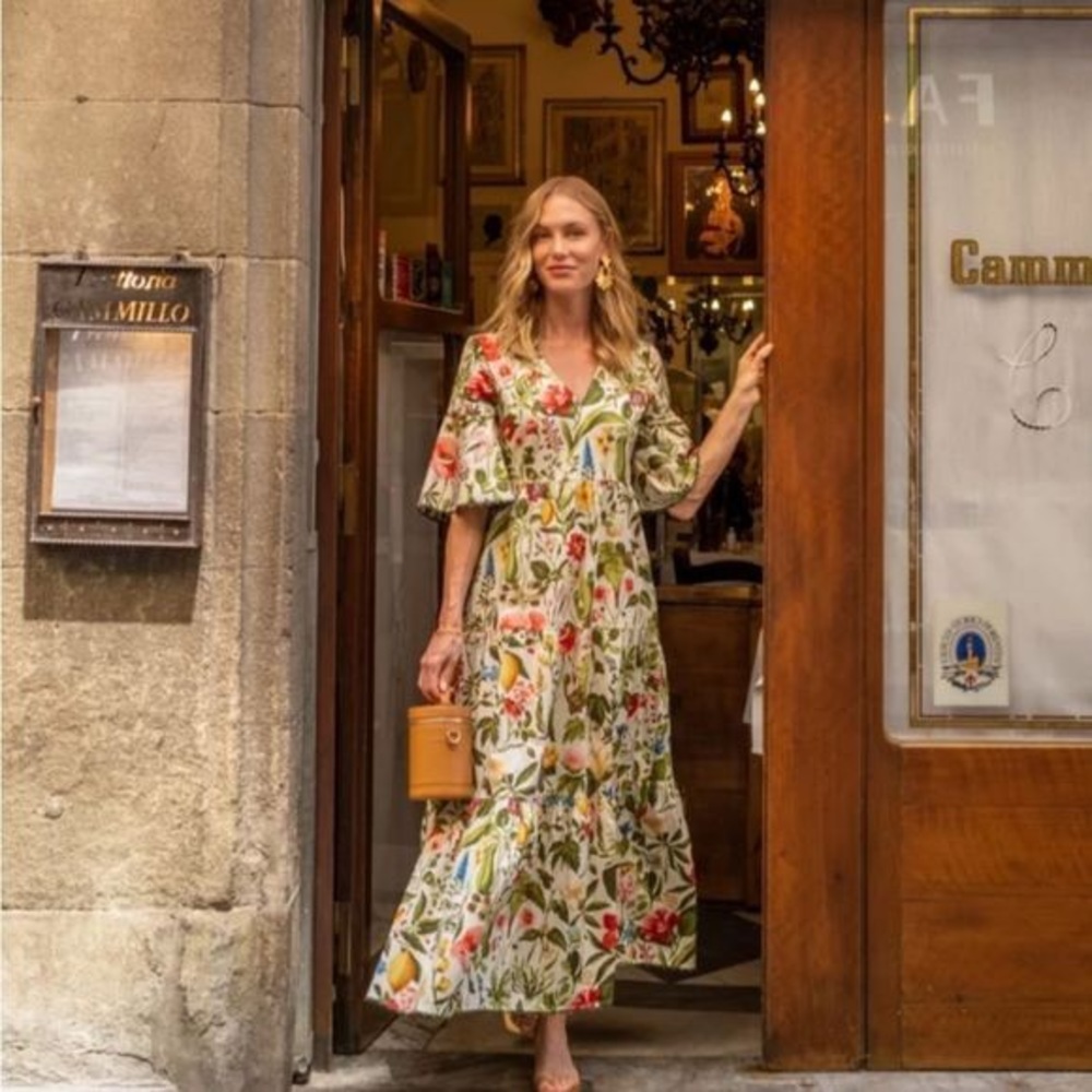 NWT Tuckernuck Blooming Botanical Ginger Dress